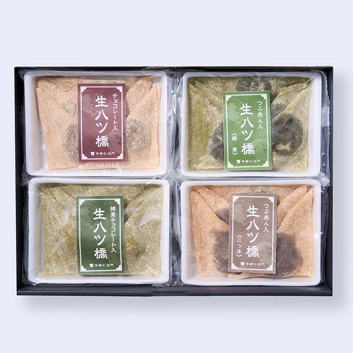 京都仁王門 京都生八ツ橋詰合せ「饗宴」 4種 | mikke